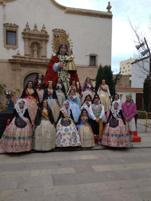 Ofrenda de flores en Denia