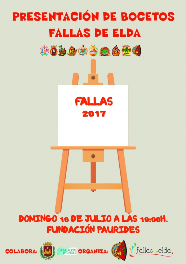 Presentación bocetos de Fallas 2017