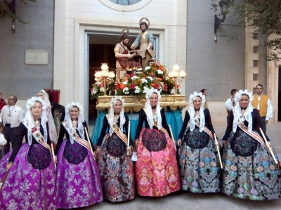 Procesión en Honor a San Crispín y San Crispiniano - Fiestas de Fallas 2015