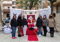 Visita a la casa de Papa Noel de la Falla Ronda San Pascual
