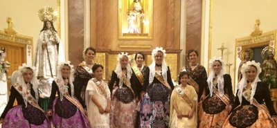 Ofrenda de Flores en la Algueña