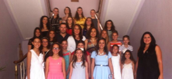 Recepción Candidatas a Falleras Mayores de Elda 2014 por las Autoridades del Ayuntamiento de la ciudad