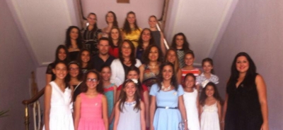 Recepción Candidatas a Falleras Mayores de Elda 2014 por las Autoridades del Ayuntamiento de la ciudad