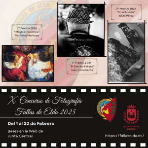 ¡Participa en el X Concurso Fotográfico de las Fallas de Elda 2025!