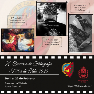 ¡Participa en el X Concurso Fotográfico de las Fallas de Elda 2025!