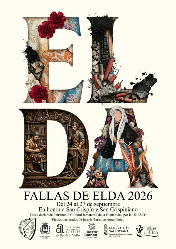 Las Fallas de Elda 2026 ya tienen imagen: un cartel que reivindica nuestra identidad