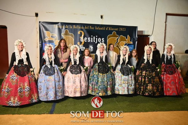 Elección de la Bellesa del Foc infantil de Alicante