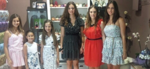 Toma de medidas, bandas, trajes y elección de aderezos de las Falleras Mayores de Elda y sus Damas de Honor 2014