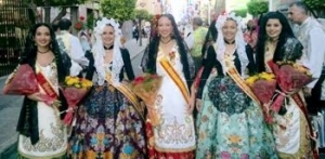 Ofrenda de flores en Elche