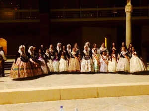 Ofrenda de flores en Elche