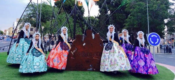 Recepción de la Rontonda "Fallas de Elda"