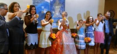 Convivencia Elección Falleras Mayores de Elda 2014 y sus Damas de Honor III - Visita &quot;Valencia Gótica&quot; - Cena de cóctel en el Hotel