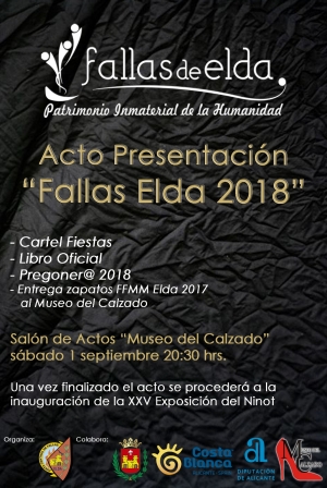 Presentación de Fallas de Elda 2018