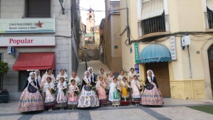 Ofrenda de flores en Monóvar