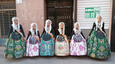 Ofrenda de flores en Elche